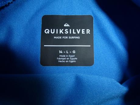 Plážové tričko quiksilver s uv50, quiksilver,164