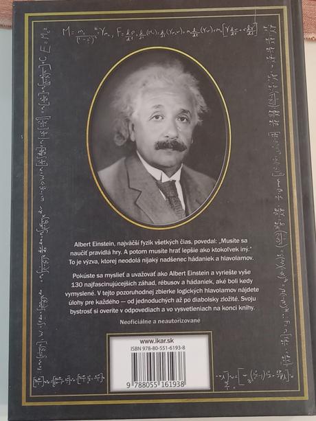 Kniha záhady a rébusy, albert einstein, 