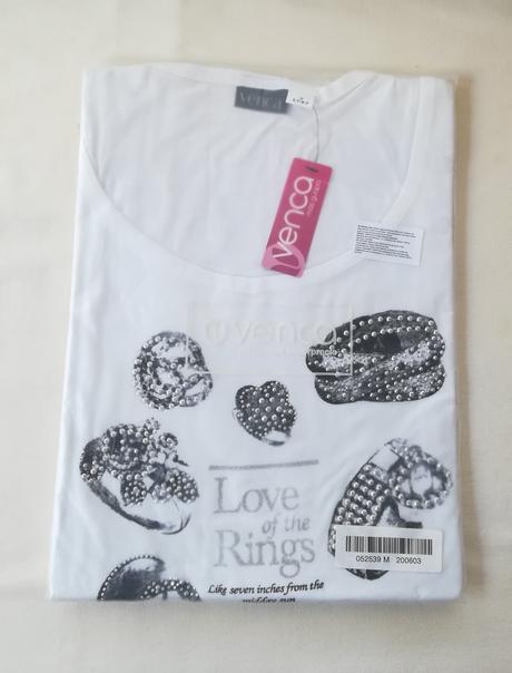 Top, tričko, biele so vzorom, s, m, m / s