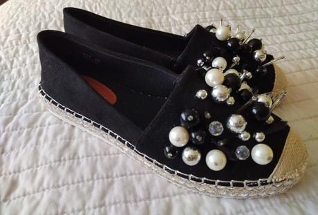 Čierne espadrilky, 40