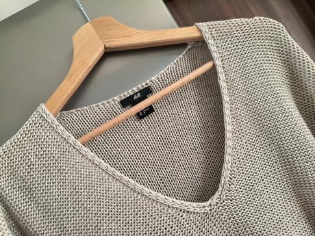 H&m voľný oversize sveter m-l, h&m,l