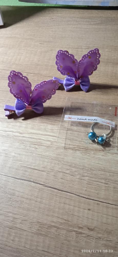 Sponky do vlasov a malý darček k tomu, 