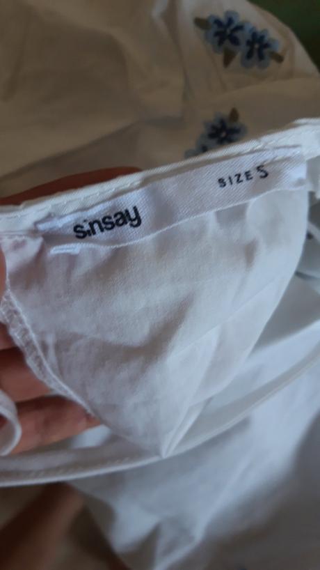 Blúzka vyšívaná, sinsay,s