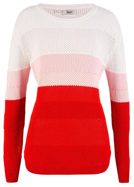 Trojfarebný pulóvrik, bonprix,s