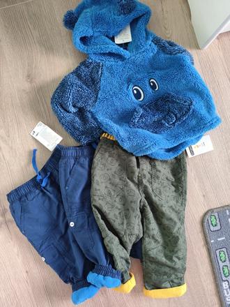 Nové zateplené nohavice, ergee,86