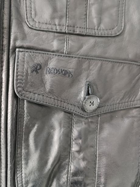 Redskins kožená bunda bombera, m