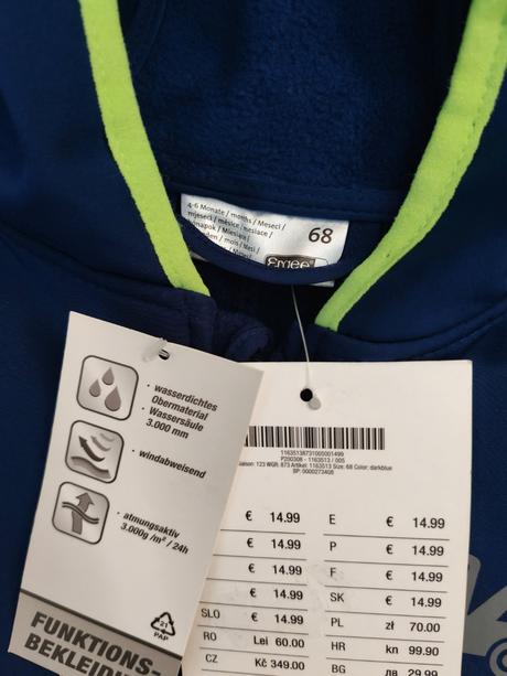 Dojčenský overal / funkčné oblečenie veľ. 68, ergee,68