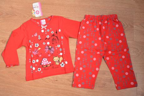 Detské bavlnené pyžamko s medvedíkom, 86 - 164