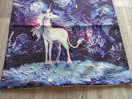 Obliečky vankúše podušky kvety jednorožec potter,