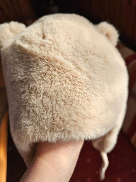 Zimná čiapka macko, h&m,68