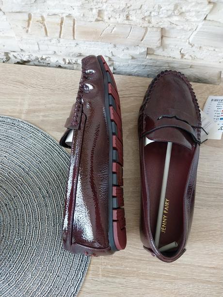 Burgundy topánky veľ.38, 38