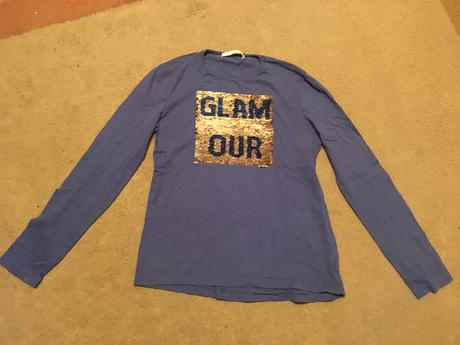 Tricko s dlhým rukavom a pretacacim obrazkom, terranova,164