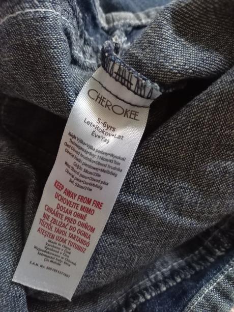 Šaty riflové, cherokee,116