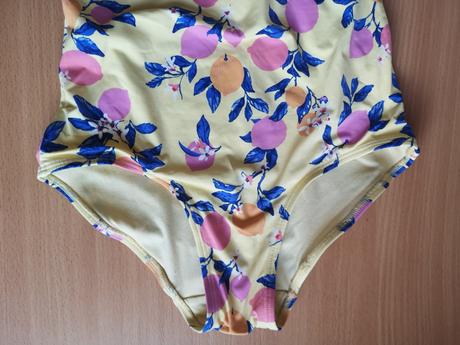 Svetložlté plavky s citrusmi v. 134/140, lindex,134