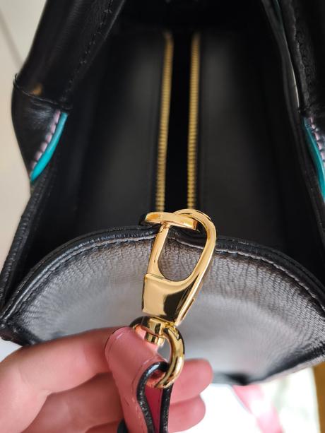 Limitovaná čierna kožená kabelka dajana rodriguez,, dajana rodriguez