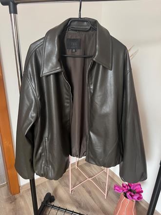 Zara khaki bunda, zara,l