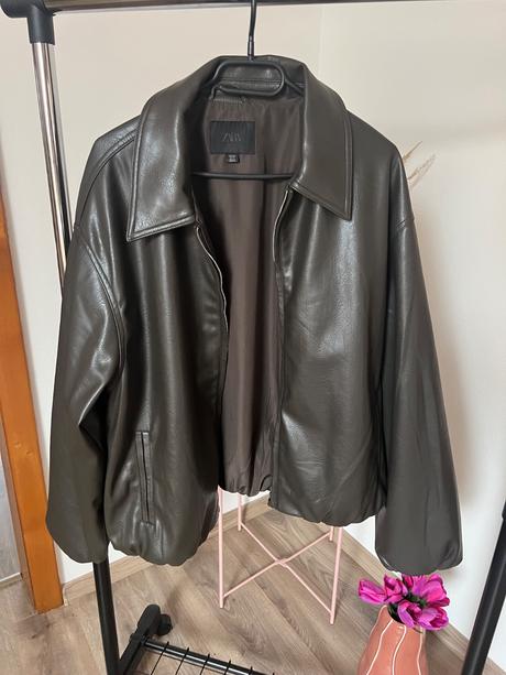 Zara khaki bunda, zara,l