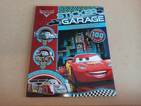 Disney pixar cars sticker garage, 