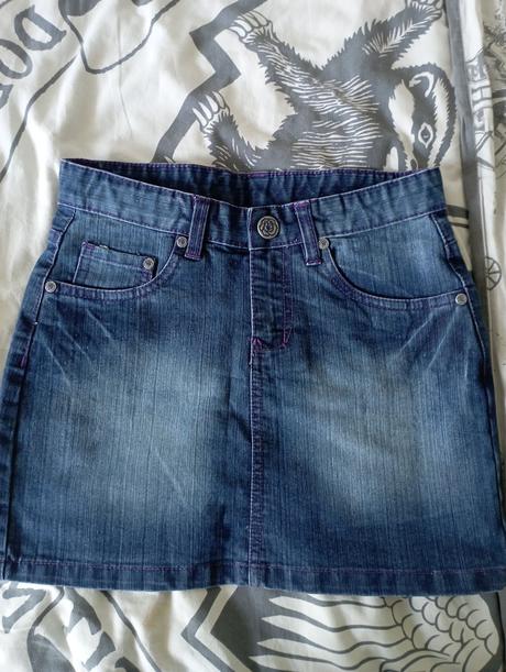 Dievčenská rifľová sukňa, kik,140