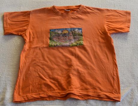 Tričko s krátkym rukávom na donosenie, 134