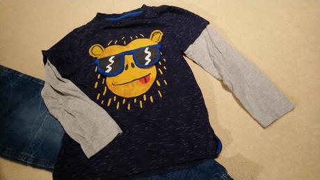 Rifle + tričko 122/128, 122