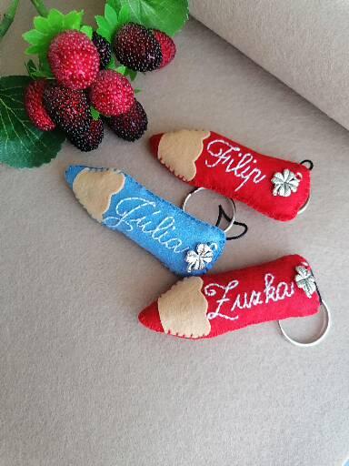 Kľúčenka pastelka,