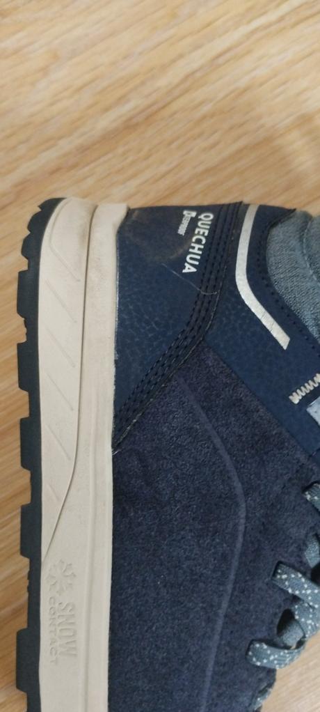 Zimne kozene nepremokave topanky, quechua,38