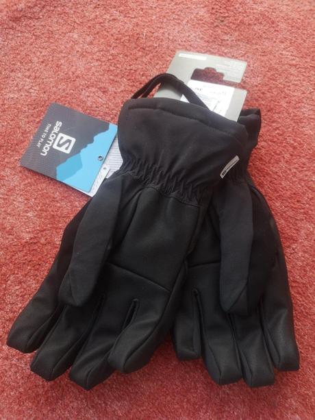 Salomon pánske zimné rukavice veľkosť l, salomon,l