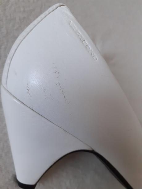 Dámske biele kožené nové lodičky vagabond č.41, vagabond,41