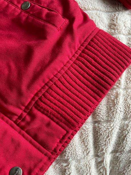 Krasna cervena bunda woolrich v.s, s