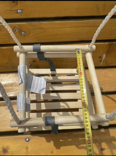 Detská drevená hojdačka, 