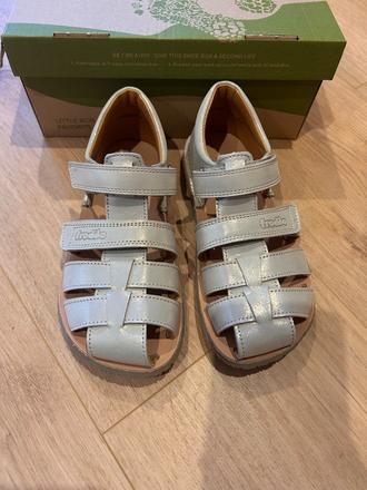 Froddo barefoot kožené sandále flexy ivi - gold, froddo,33