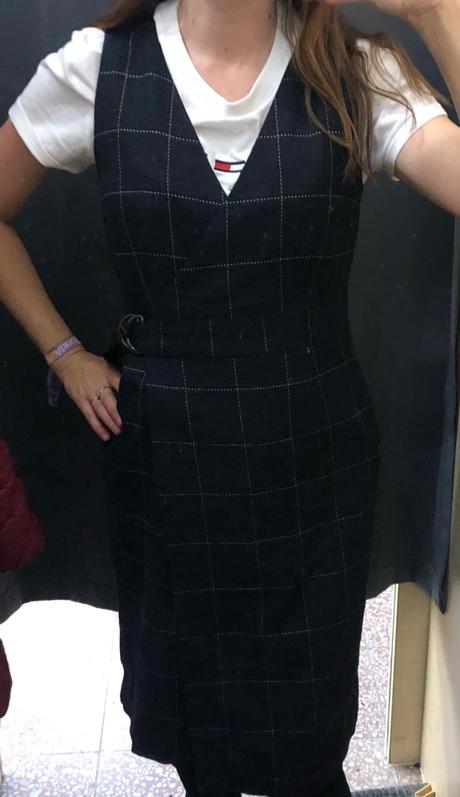 Tmavomodré zavinovacie šaty hallhuber, m/38, m