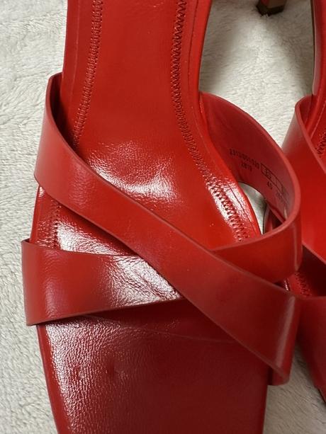 Červené sandálky zn. zara, zara,40