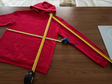 Mikina s kapucňou raz oblecena, h&m,170
