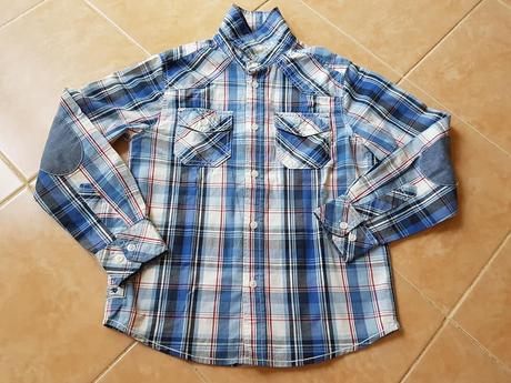 Kockovaná košeľa č. 134/140, c&a,134