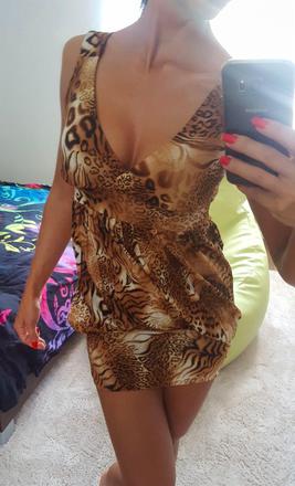 Satocky/topik leopardi vzor, s