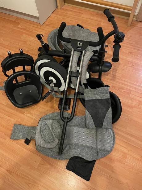 Predám kinderkraft trojkolka aston grey, kinderkraft