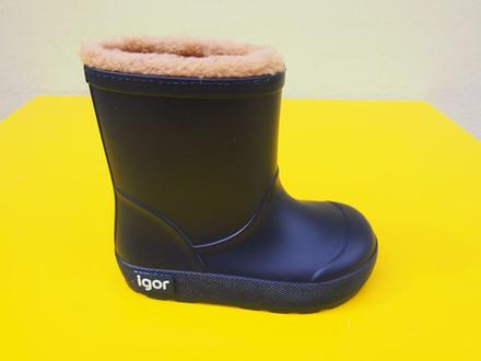 Detské zateplené gumáky igor yogi barefoot, 22 - 29