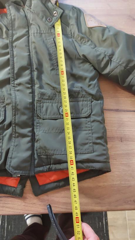 Zimna bunda f&f velk. 104, olivovo zelena, f&f,104