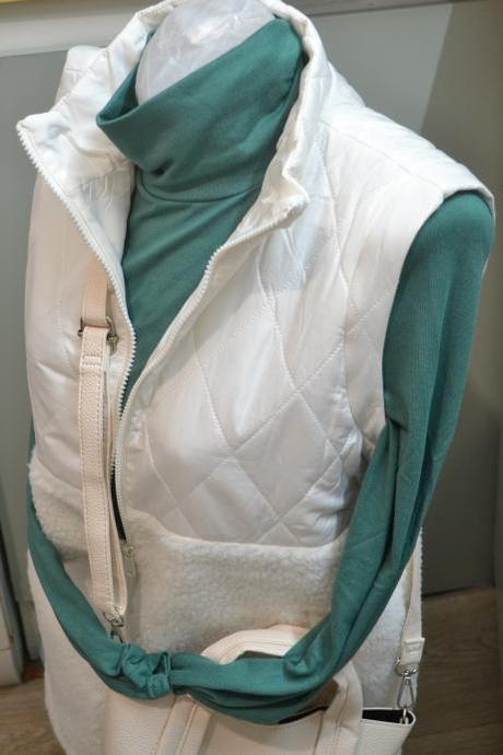 Parádna dlhšia bunda a vesta 2v1 xs/m, m