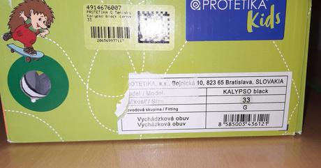 Topánky protetika kalypso black veľ. 33, protetika,33