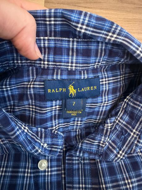 Elegantna karovana kosielka, ralph lauren,128