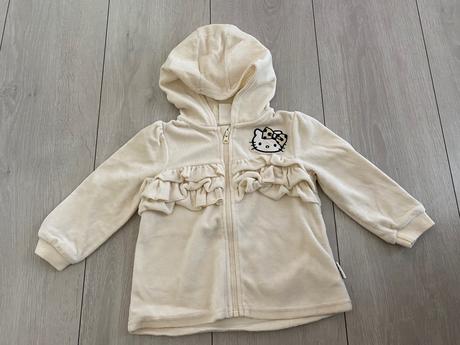 Zamatová mikina, h&m,80