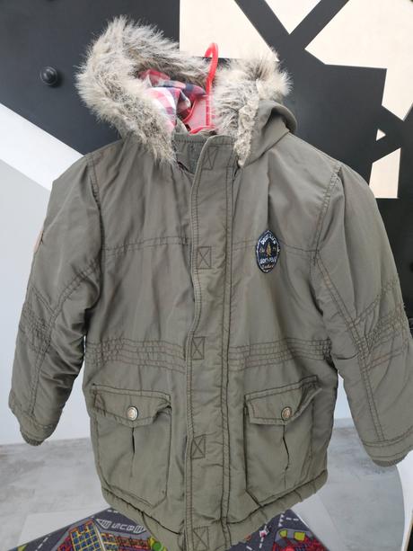 Štýlová chlapčenská zimná bunda, f&f,v.116, f&f,116