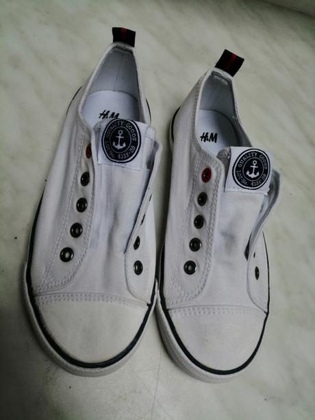 Tenisky pre chlapcov chlapcov biele h&m vel. 33, h&m,33