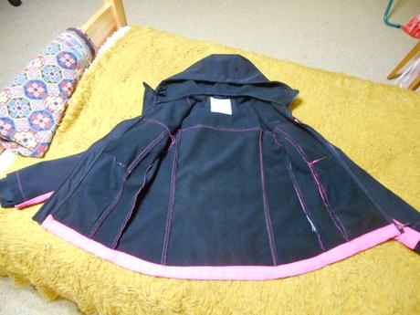 Dievčenská softhelová prechodná bundička 146/152cm, 146