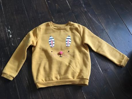 Mikina so zajkom 6-7. rokov, f&f,122