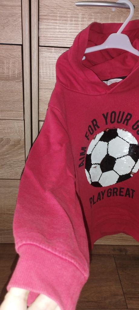 Štýlová mikina 122/128, h&m,122