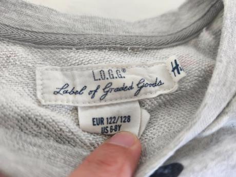 Predĺžená mikina, h&m,128